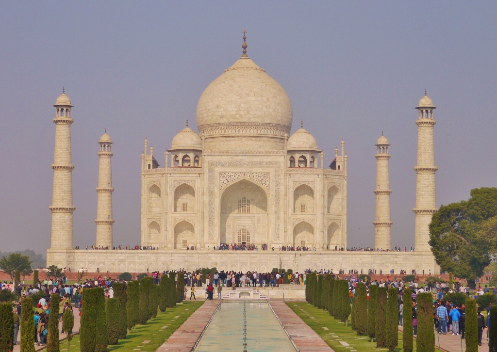 Taj Mahal at entrance