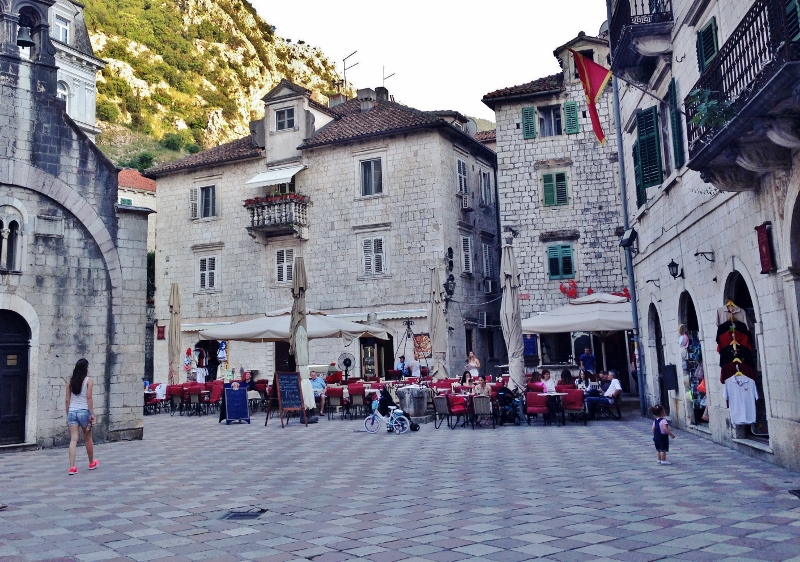 Kotor Old City plaza
